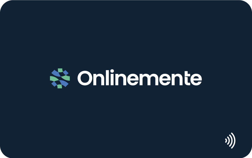 tarjeta-visita-nfc-personalizada-negra-onlinemente Tarjeta NFC negra personalizada con el logo de Onlinemente