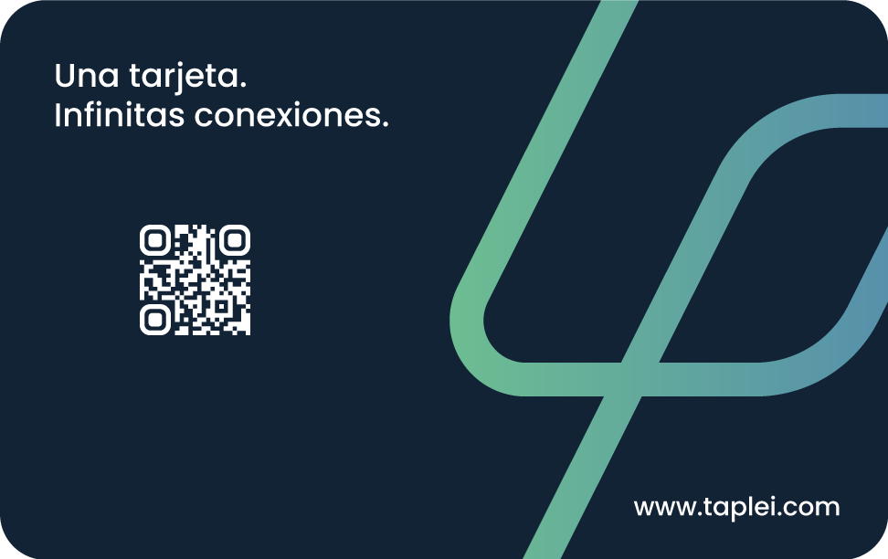 tarjeta-visita-nfc-taplei-estandar-trasera-qr Vista trasera de la tarjeta de visita NFC Taplei que muestra el código QR para máxima compatibilidad al compartir.